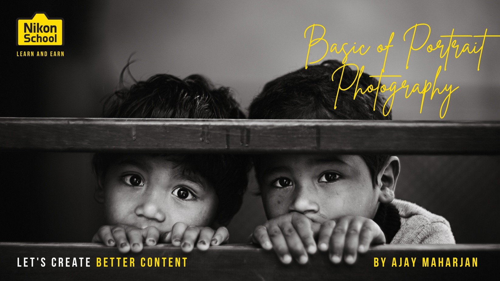 Basics of Portrait Photography with Ajay Maharjan