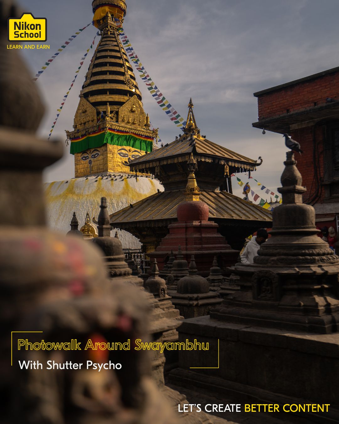 Photo walk around Swayambhu with Shutter Psycho
